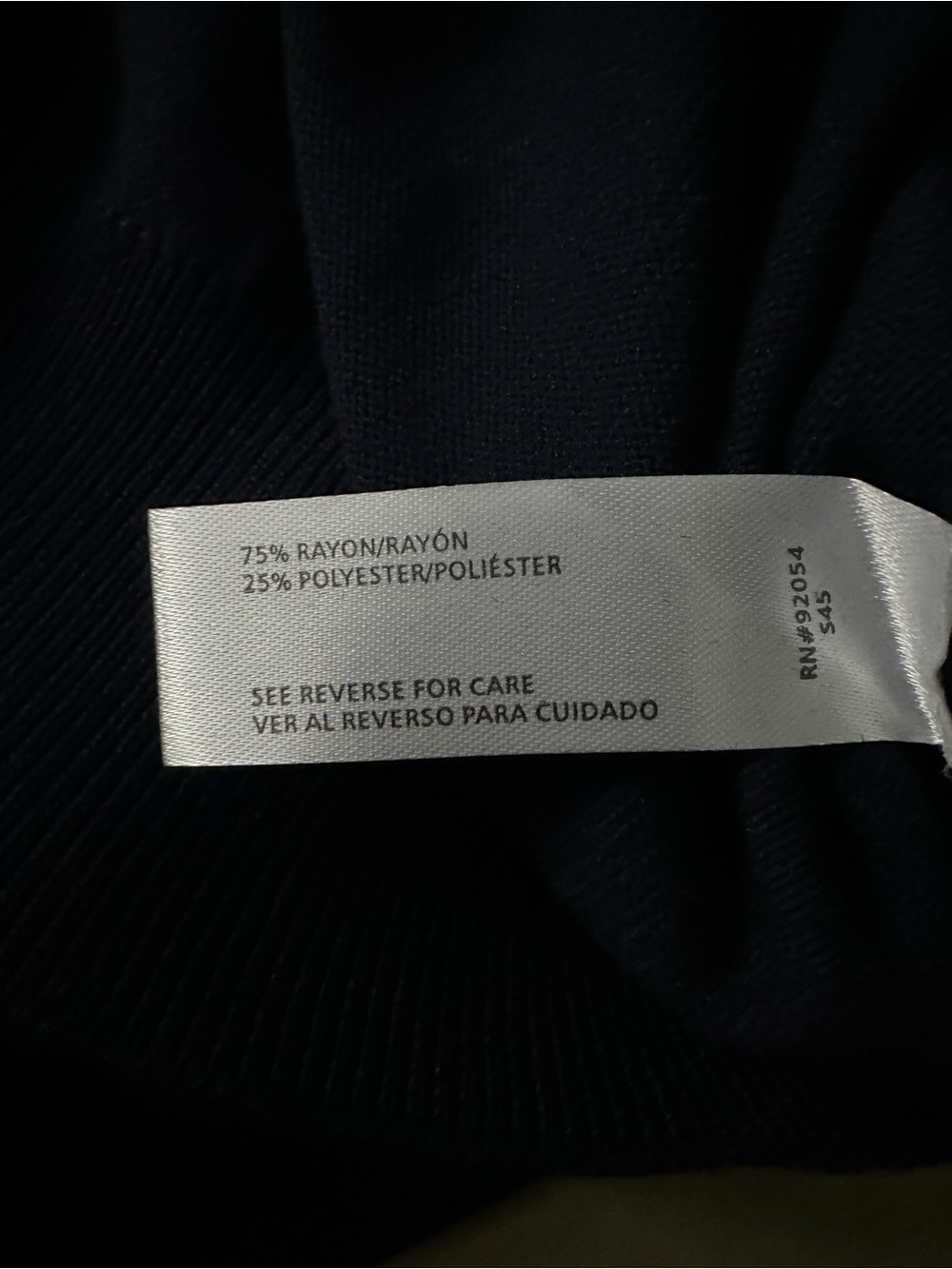Carolyn Taylor Women’s Dark Navy Turtleneck Sweater - Picture 5 of 7